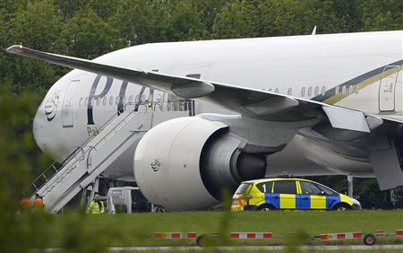 Un avion de ligne pakistanais dérouté atterri à Stansted