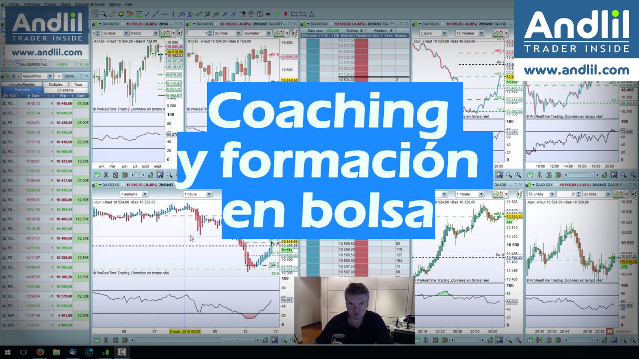 Coaching y formación en bolsa