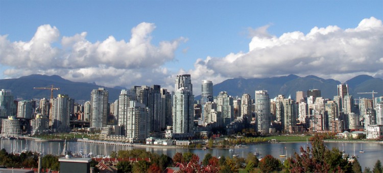 Le Downtown avec les buildings de verre.