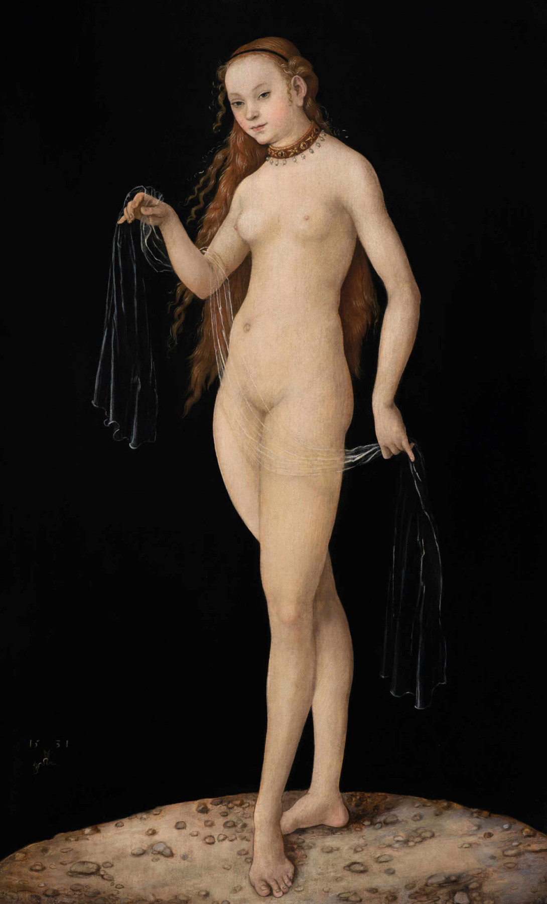 « Vénus » (1531), de Lucas Cranach l’ancien (1472-1553), huile sur bois, Musée du Liechtenstein..jpg