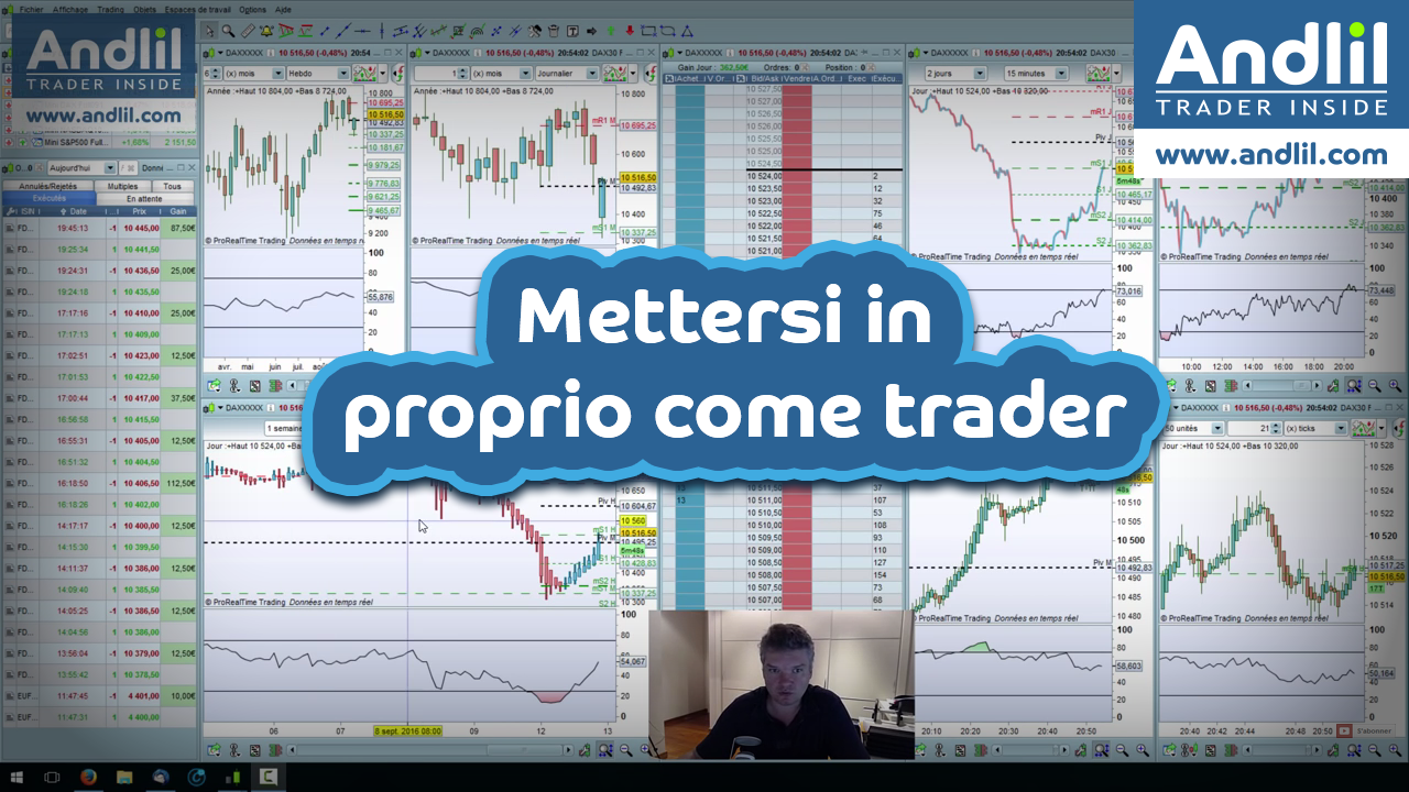 Mettersi in proprio come trader