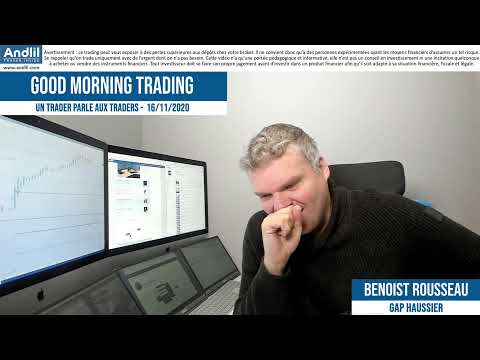 Gap Haussier sur les Indices. Le Good Morning Trading par Benoist Rousseau