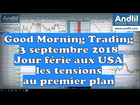 GMT : 3 septembre 2018, jour férié aux USA et remontée des tensions Benoist Rousseau Andlil