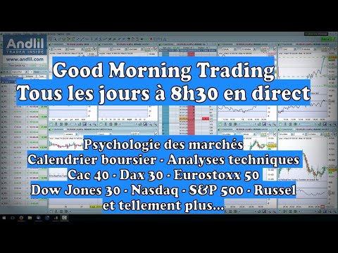 Le Good Morning Trading du 14 août 2020 par Benoist Rousseau - Andlil.com