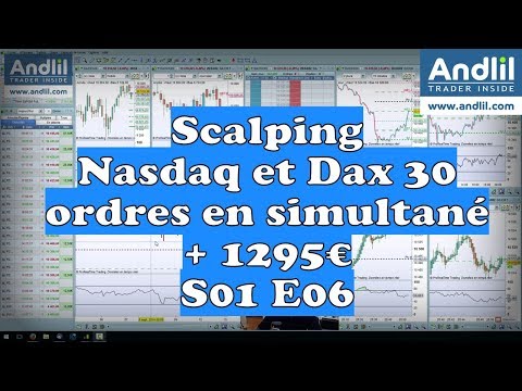 Scalping Nasdaq et Dax 30 : ordres en simultané + 1295€ S01 E06