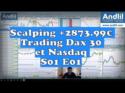 Scalping +2873.99€ Trading Dax 30 et Nasdaq # S01 E01 Andlil