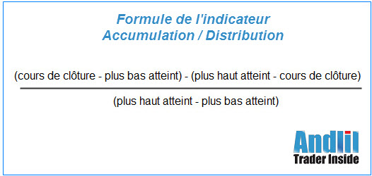 Formule accumulation distribution