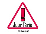 Jour férié en bourse et calendrier économique