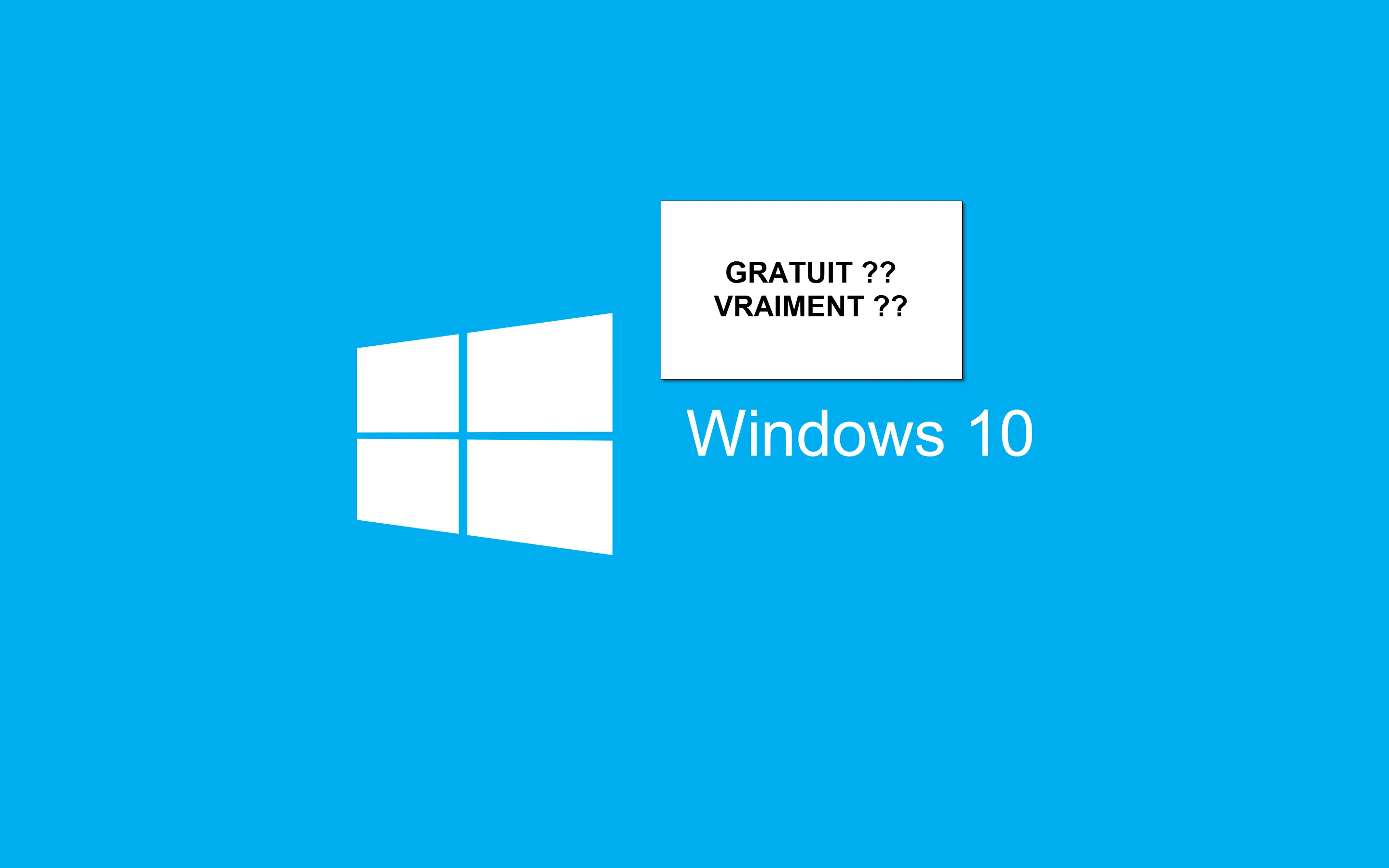 Windows 10 gratuit : la stratégie commerciale de Microsoft