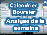 calendrier boursier de la semaine