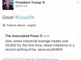 Donald Trump et le Dow Jones
