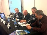 Pascal Birenzweigue du magazine ActionFuture avec les Conférenciers Olivier Anger, Philippe Béchade et Benoist Rousseau