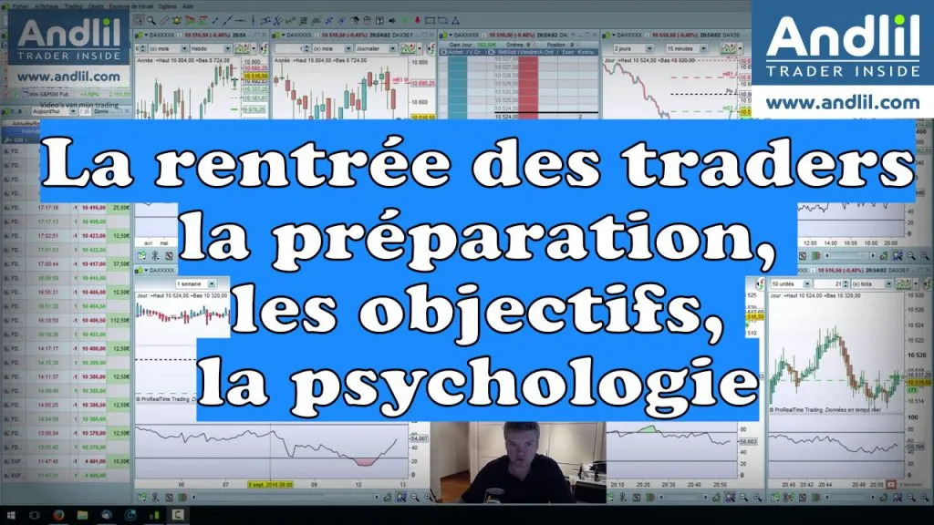 Rentrée du trading : objectifs et discipline personnelle