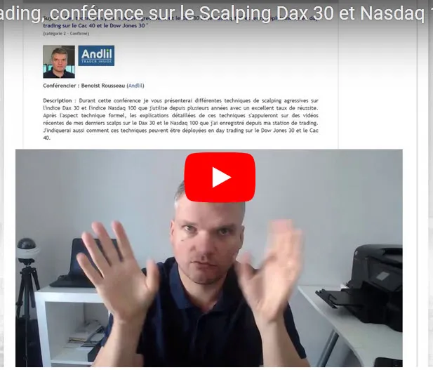 Conférence sur le scalping au Salon du Trading 2017