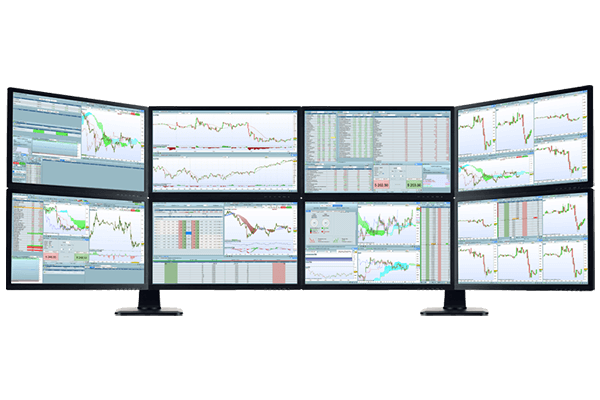 Une Station de Trading avec 2 4 6 8 écrans gratuite