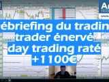 Débriefing du trading trader énervé, day trading raté