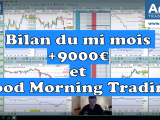 Point sur mon trading à mi parcours + Good Morning Trading
