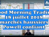 La Bourse monte portée par Powell et les résultats trimestriels - Good Morning Trading