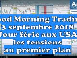 Jour férié aux USA, les craintes ressurgissent - Good Morning Trading