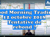 Vers un rebond américain en bourse ? Good Morning Trading