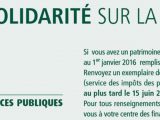 ISF : Impot de solidarité sur la fortune