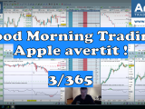 Apple avertit sur ses résultats ! Good Morning Trading