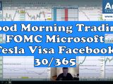 Goog Morning Trading FOMC Facebook Microsoft Visa Boeing... la grosse journée en bourse