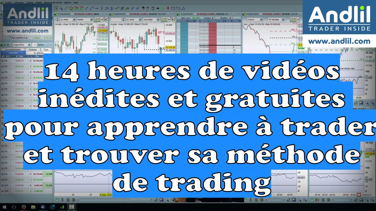 14 heures de vidéos exclusives pour apprendre le trading