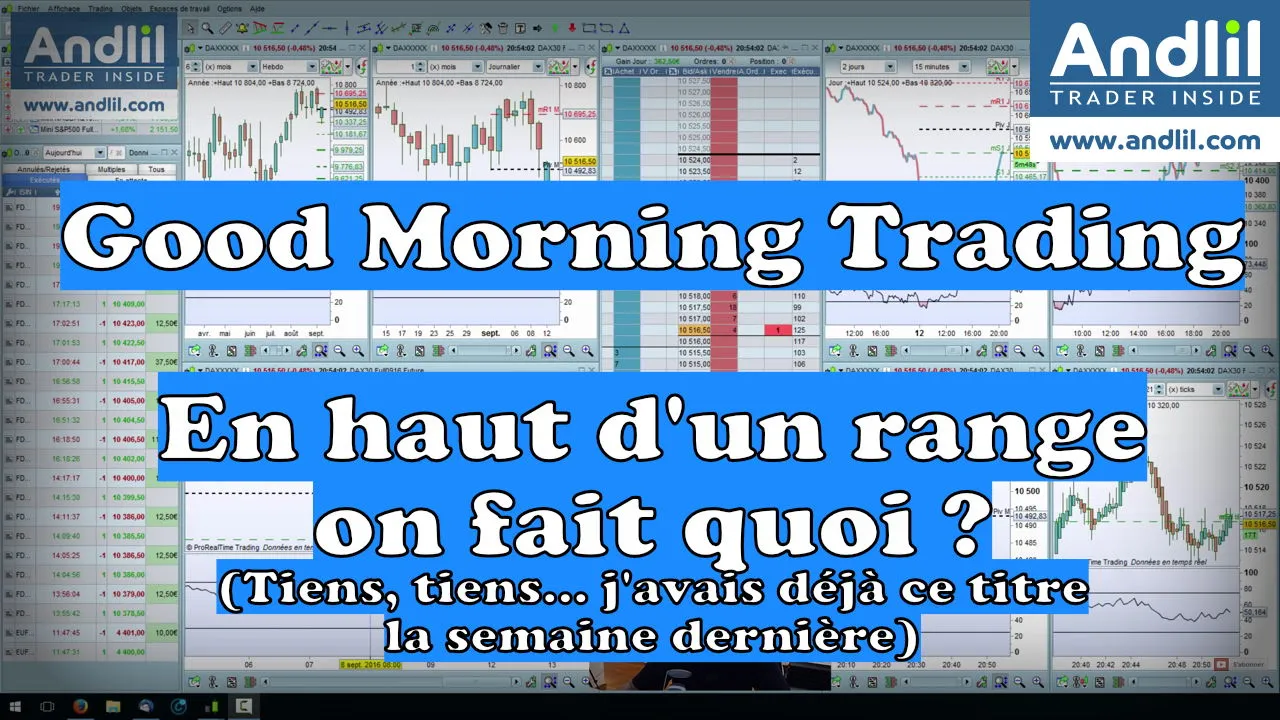 Good Morning Trading Bourse