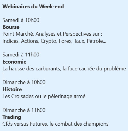 webinaires le programme
