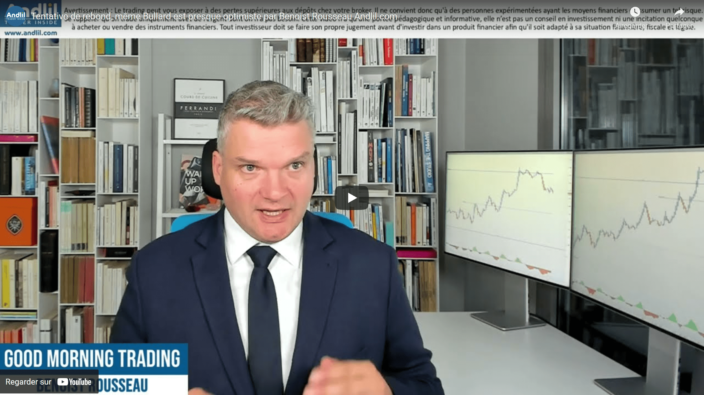 Benoist Rousseau dans le Good Morning Trading