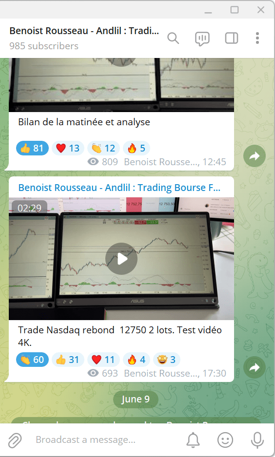 Chaine Telegram Andlil Benoist Rousseau