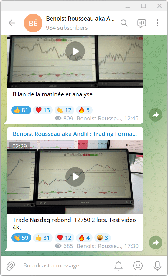 Chaine Telegram Andlil Benoist Rousseau
