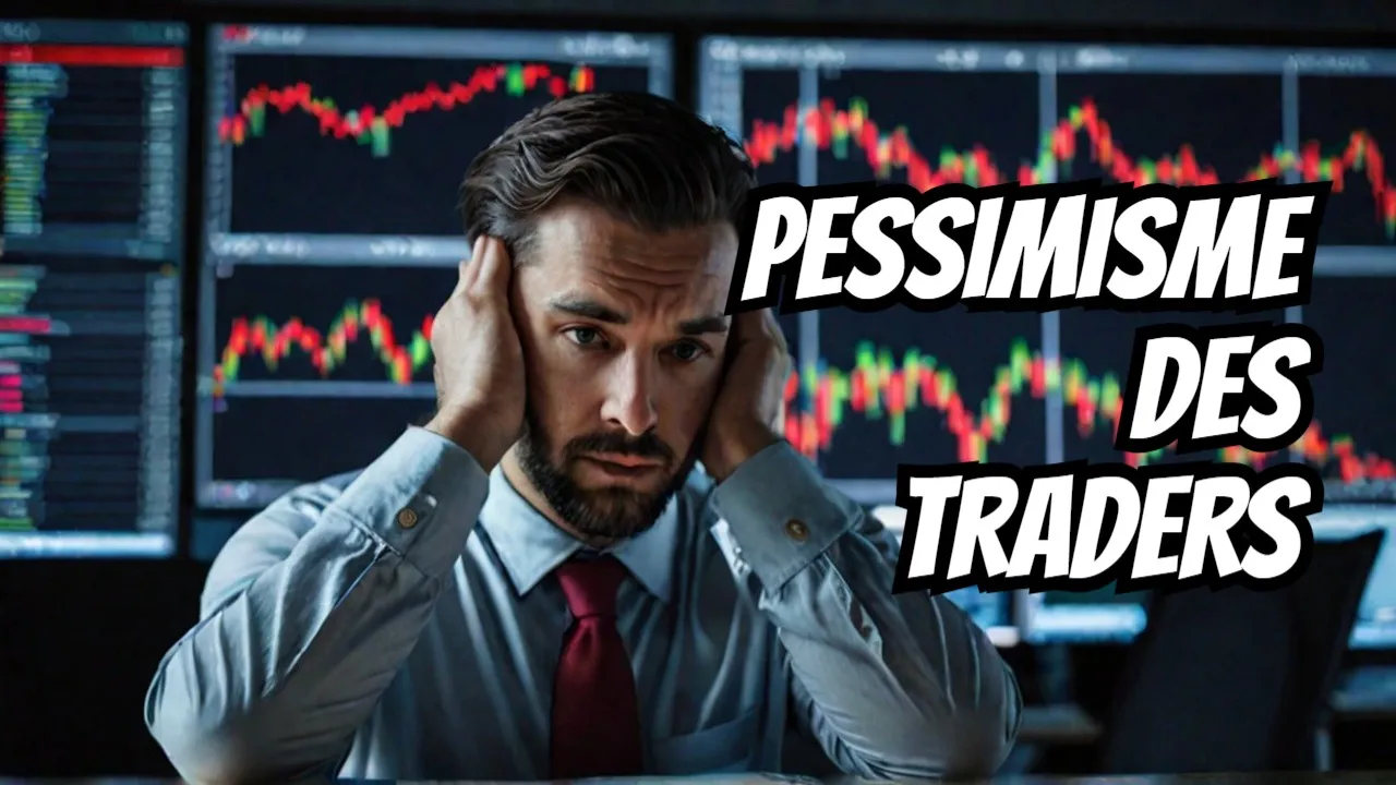 Krach Boursier on revient sur les plus bas, ce qui est inquiétant, le pessimisme touche les traders