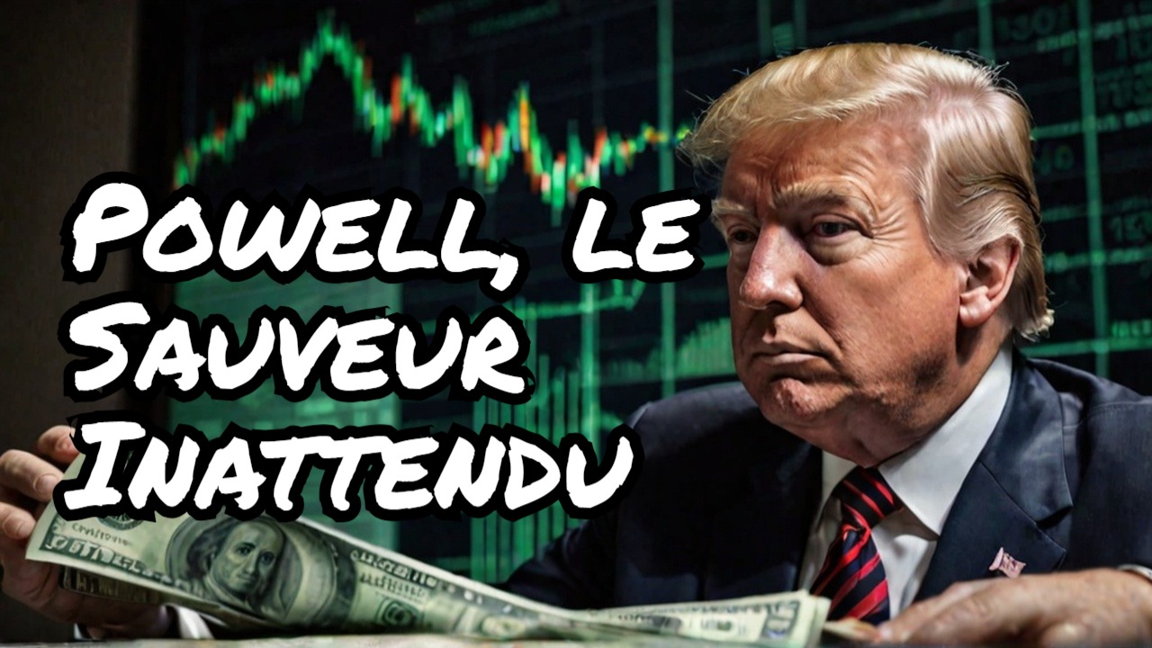 Trump change d'avis à 100% après l'effondrement du dollar, comme d'habitude, Powell devient un Saint