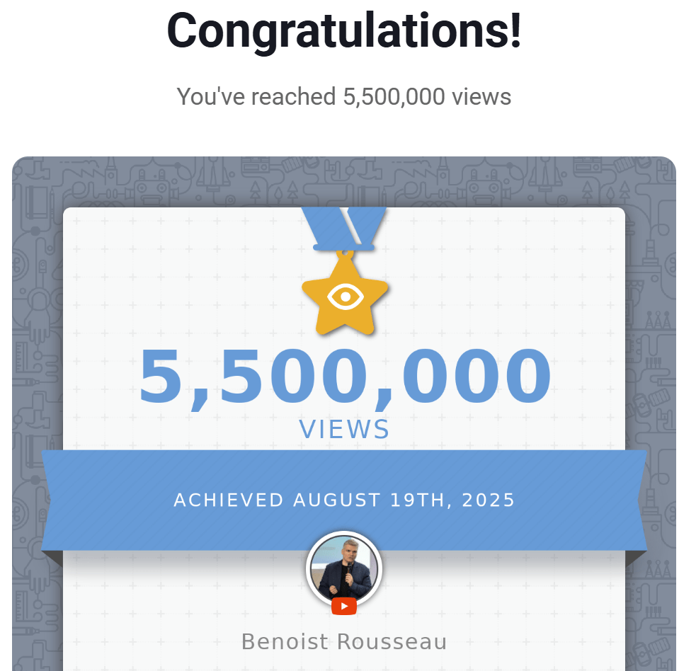 5 millions de vues