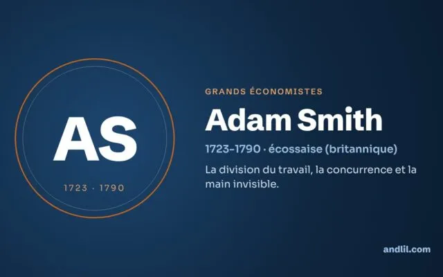 Adam Smith : biographie, idées et héritage