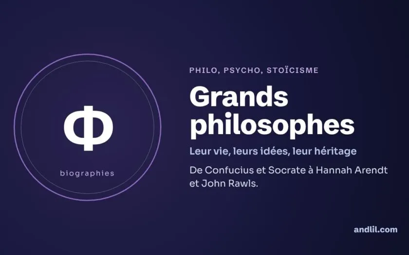 Grands philosophes : biographies