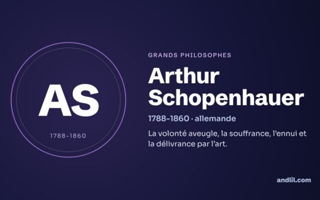 Arthur Schopenhauer : biographie, idées et héritage