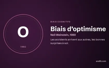 Biais d’optimisme (Neil Weinstein, 1980), fiche du guide des biais cognitifs