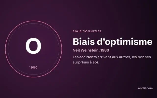 Biais d’optimisme : Les accidents arrivent aux autres, les bonnes surprises à soi