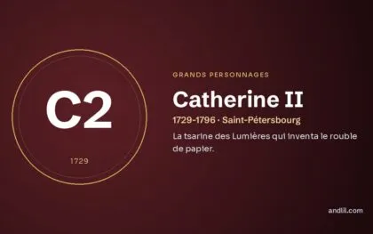 Catherine II (1729-1796 · Saint-Pétersbourg), fiche du guide des grands personnages de l’histoire