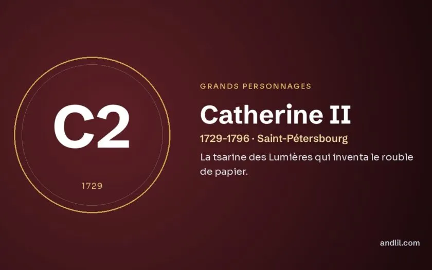 Catherine II : La tsarine des Lumières qui inventa le rouble de papier