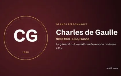 Charles de Gaulle (1890-1970 · Lille, France), fiche du guide des grands personnages de l’histoire