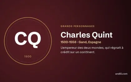 Charles Quint (1500-1558 · Gand, Espagne), fiche du guide des grands personnages de l’histoire