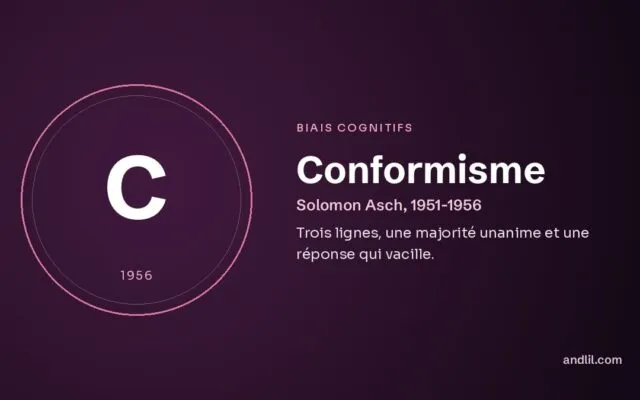 Conformisme : Trois lignes, une majorité unanime et une réponse qui vacille