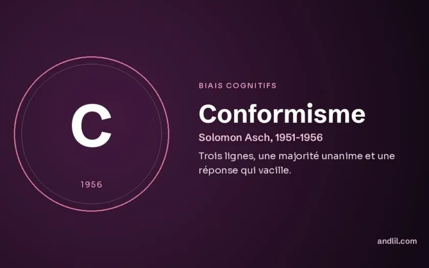 Conformisme : Trois lignes, une majorité unanime et une réponse qui vacille