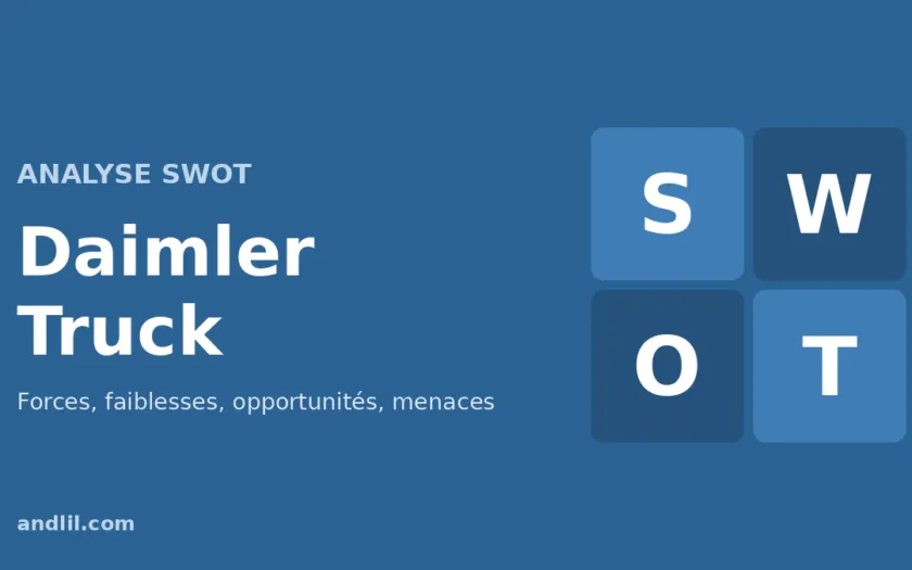 Analyse SWOT de Daimler Truck : forces, faiblesses, opportunités et menaces