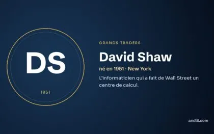 David Shaw (né en 1951 · New York), fiche du guide des grands traders