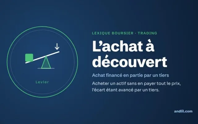 Lexique boursier · Trading : L’achat à découvert